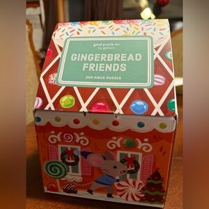 Gingerbread Friends 300 Piece Puzzle - Colorful Holiday Fun